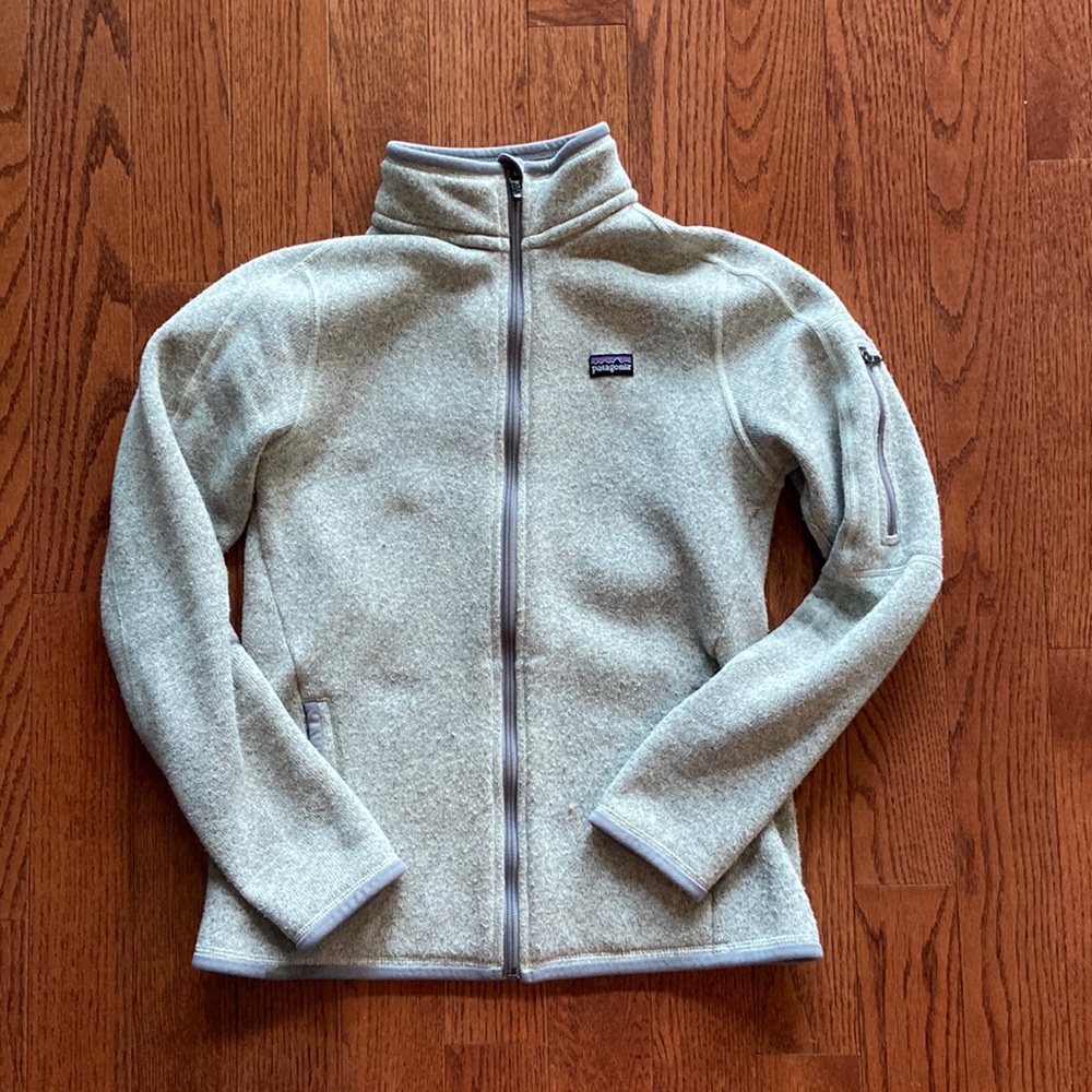 Patagonia Better Sweater jacket size small women’s gray full zip